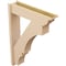 Ekena Millwork 8-in W x 34-in D x 46-in H Balboa Trad Rough Cedar Woodgrain TimberThane Outlooker, Primed Tan OUTUR080X34X46BOA04RCPR - alternate 5
